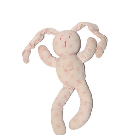 Doudou Lapin Rose Bonbon Petit Bateau (27370)