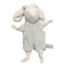 Doudou lapin blanc salopette bleue Anna Club Plush (27176)
