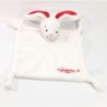 Doudou plat Lapin blanc rouge Guigoz 2 (18849)