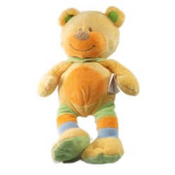 Doudou ours orange 26 cm Bengy (18607)