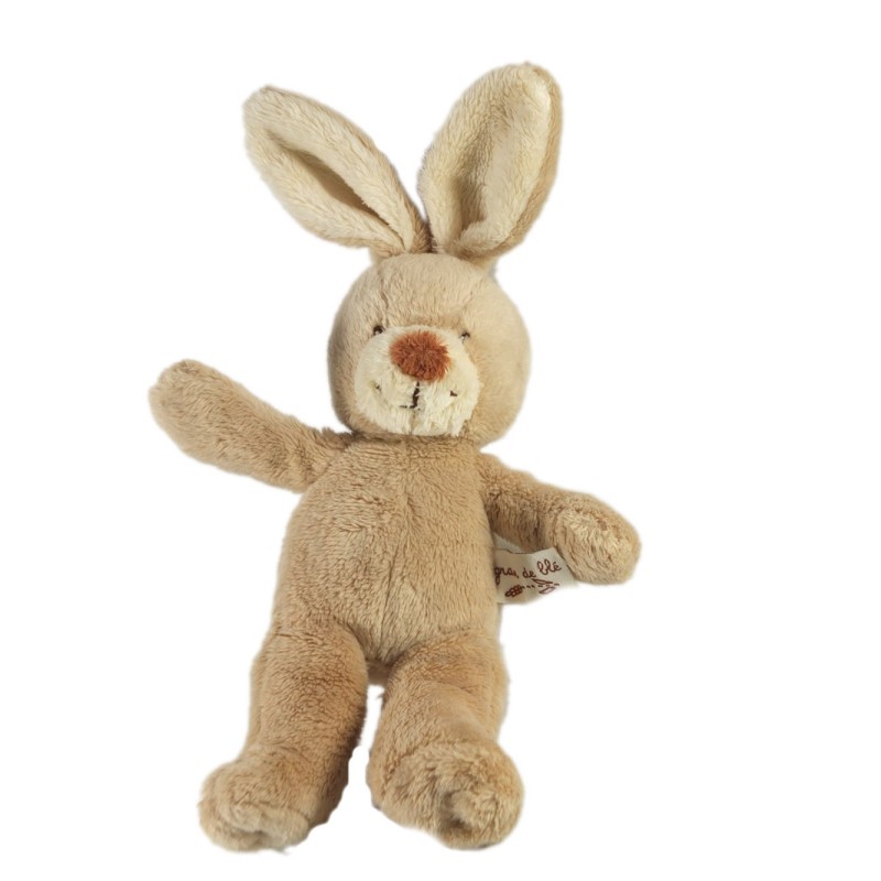 Doudou Lapin beige Grain de Blé Zannier 26 cm (17555)