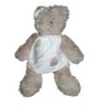 Peluche doudou ours oursonne gris robe Absorba 24 cm (21111)