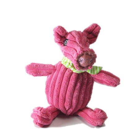 Doudou Cochon rose Jambonos Les Deglingos 22 cm (17936)