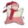 Doudou coussin semi-plat LUTIN rose - Grelot - COROLLE 2003 (11901)