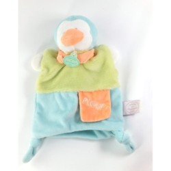 Marionnette Pingouin vert bleu Doudou et Compagnie DC2784 Plouf poissons (20973)