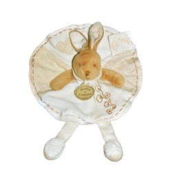 Doudou lapin beige marron Bio Doudou et Compagnie (18987)