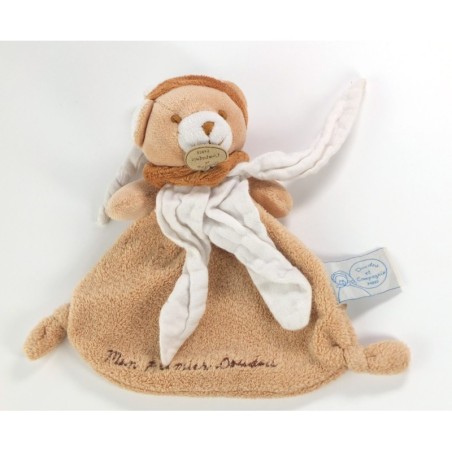 Doudou et Compagnie Ours mon Premier Doudou marron blanc  (23234)
