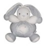 Doudou Lapin Kaloo gris blanc poisson 16 cm (22083)