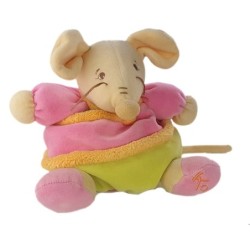 Kaloo - Doudou Souris Candy rose vert bleu orange 20 cm (22622)