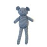 Doudou ours gris bleu rayures Petit Bateau 26 cm (28090)