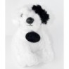Doudou Peluche chien blanc noir Baby Dior 20 cm (23524)
