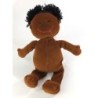 Doudou Peluche POUPEE Noire Metisse FNAC Eveil et Jeux 34 cm (21134)