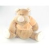 Peluche doudou ours beige pull rose Jollybaby 35 cm poisson bulles (20981)