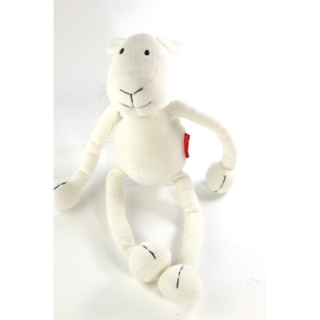 Peluche doudou Mouton blanc Marese 36 cm (21525)