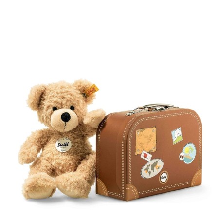 Steiff Cosy - Peluche Ours beige Teddy Fynn Dans Valise Beige 28 Cm (20521)