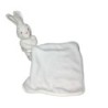 Doudou lapin blanc Mouchoir Auchan Baby (22374)