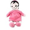 Peluche doudou poupee lutin robe rose Marese 35 cm (21828)