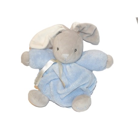 Doudou lapin bleu gris Kaloo Plume 20 cm (27344)
