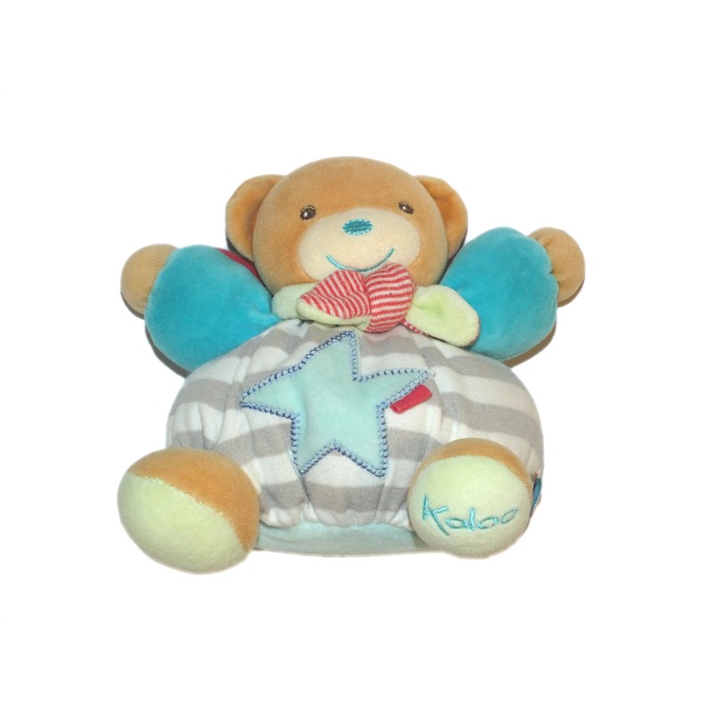 Doudou ours Kaloo Etoile bleue Bliss 16 cm (26852)