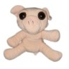 Peluche doudou Cochon gros yeux Corsica 22 cm Entre ciel et mer (22105)