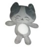 Peluche Doudou chat manga gris blanc japonnais 25 cm (21927)