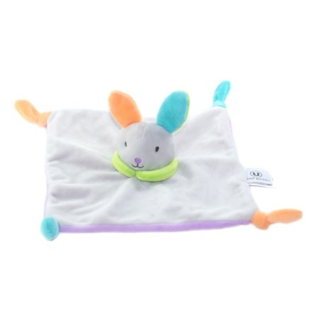 Doudou Plat lapin gris mauve U Tout Petits (26000)
