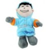 Peluche doudou Esquimau bleu orange TRUMA 26 cm (25995)