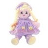 Peluche doudou Poupee mauve MGM 34 cm (26079)