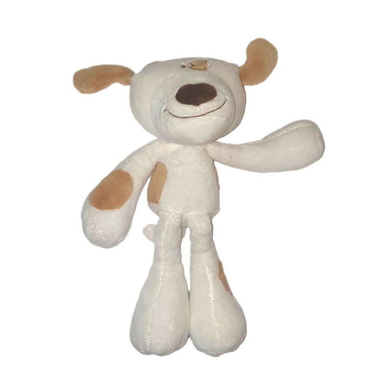 Peluche doudou blanc beige TOUT COMPTE FAIT TCF 30 cm (26513)