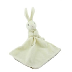 Doudou lapin blanc Mouchoir Baby Nat (20613)