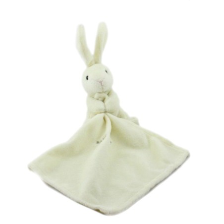 Doudou lapin blanc Mouchoir Baby Nat (20613)