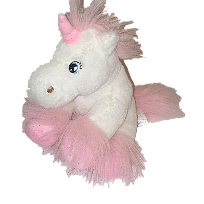 Doudou Peluche Licorne blanche rose Cuddle & Friends 28 cm (24343)