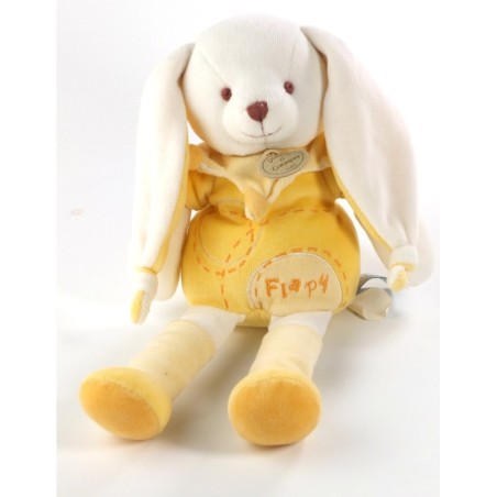Doudou et Compagnie - Lapin jaune Flapy 26 cm (21186)