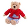 TOUT COMPTE FAIT TCF Peluche doudou ours marron habits 26 cm (25657)