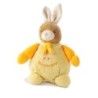 Doudou lapin jaune orange Nounours 28 cm (20304)