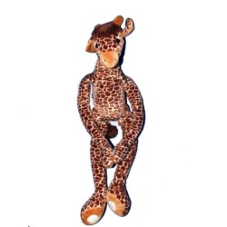 Doudou peluche GIRAFE marron Scratch - Anna Club Plush - H 48 cm (6175)