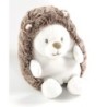 Doudou Peluche Herisson blanc marron chine 15 cm TEX Baby Carrefour (21582)