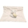 Doudou plat Ours blanc crème Lune Bandana pois foulard Blédina (17495)