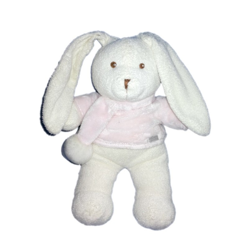 doudou-lapin-blanc-rose-natalys-douceur-30-cm (16699)