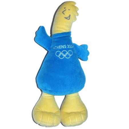 Doudou Peluche J.O. Jeux Olympiques Athène Athens 2004 - H 30 cm (11558)