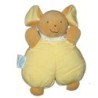 Doudou Tissu SOURIS jaune Petit Caid Histoire d'Ours (12280)