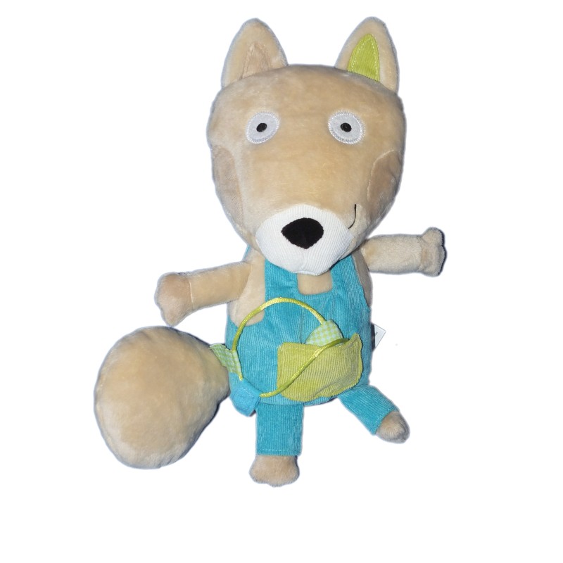 Doudou peluche Leo le Renard avec souris OXYBUL Fnac Eveil et jeux 28 cm (6241)