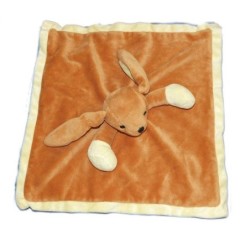 Doudou plat chien marron jaune Dans un Jardin 32 cm (14594)