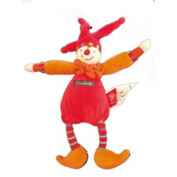 Doudou Hochet Clown lutin - DRAGOBERT - MOULIN ROTY - 26 cm (8454)