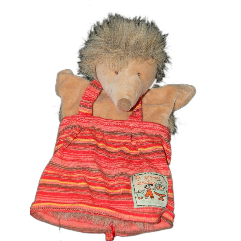 Doudou Marionnette Herisson - La Grande Famille - MOULIN ROTY (11983)