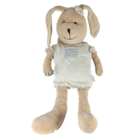 Doudou Lapin beige "Welcome to The World" Mamas & Papas  35 cm (17707)
