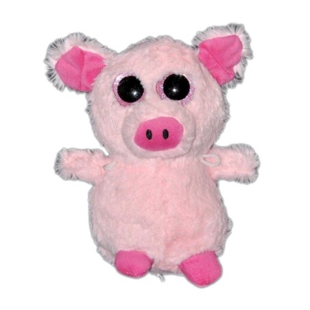 Peluche Cochon rose Fizzy gros yeux 24 cm Zami Pets NEUF ETIQU (21903)