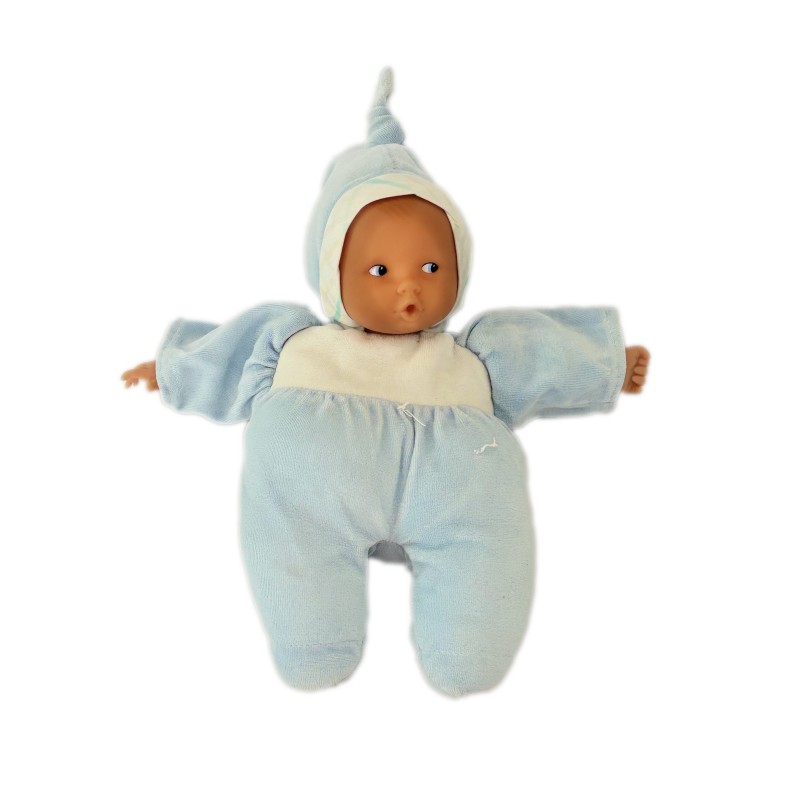 Poupon Poupee Babipouce bleu ciel blanc Corolle (28145)
