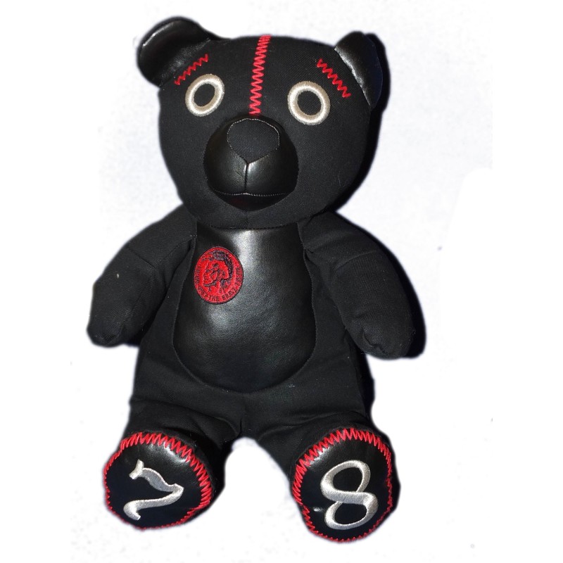 RARE ET COLLECTOR - Ours noir en tissu simili cuir Diesel 78 Only The Brave 40 cm (14007)