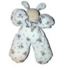 Vintage Doudou Douillette tissu chiffon Lapin blanc Natalys 35 cm (14076)